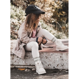 Warme Trapperstiefel für Kinder Hellbeiger Dexter 1