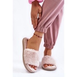 Startseite Hausschuhe Hausschuhe mit Fell Inblu EK-05-011 Beige 1