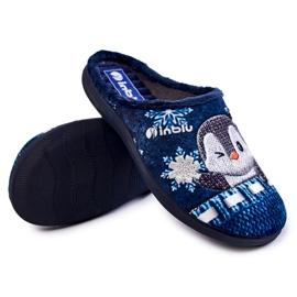 Damenhausschuhe Penguins Inblu EC-81-004 Marineblau 1