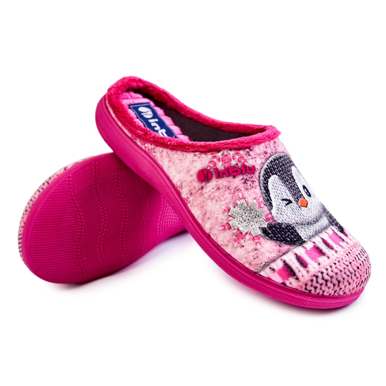 Damenhausschuhe Pinguine Inblu EC-81-023 Rosa 1