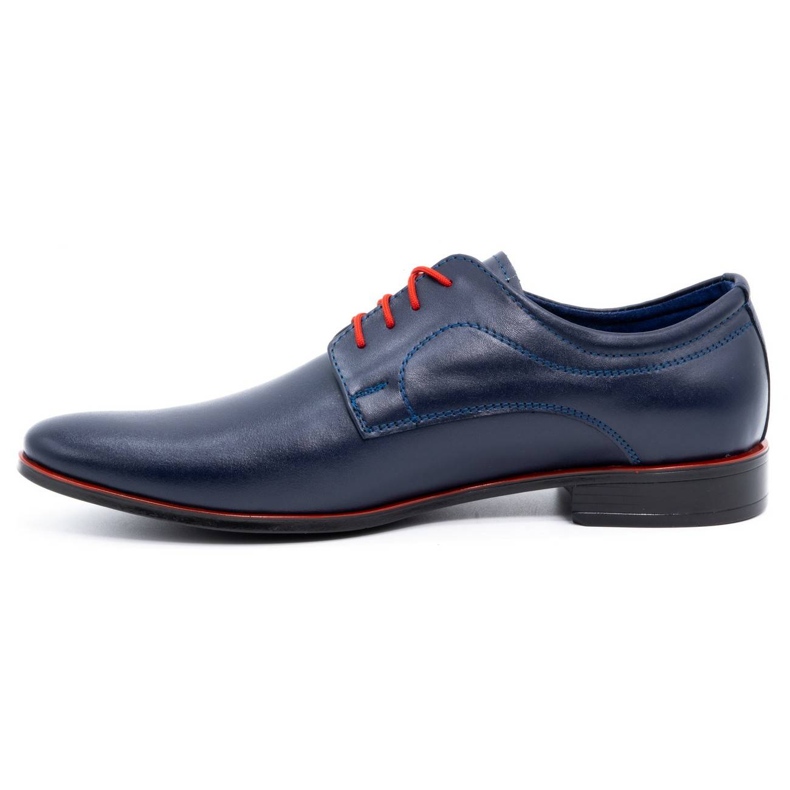 Olivier Formale Herrenlederschuhe 277 marineblau 1