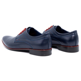 Olivier Formale Herrenlederschuhe 277 marineblau 4