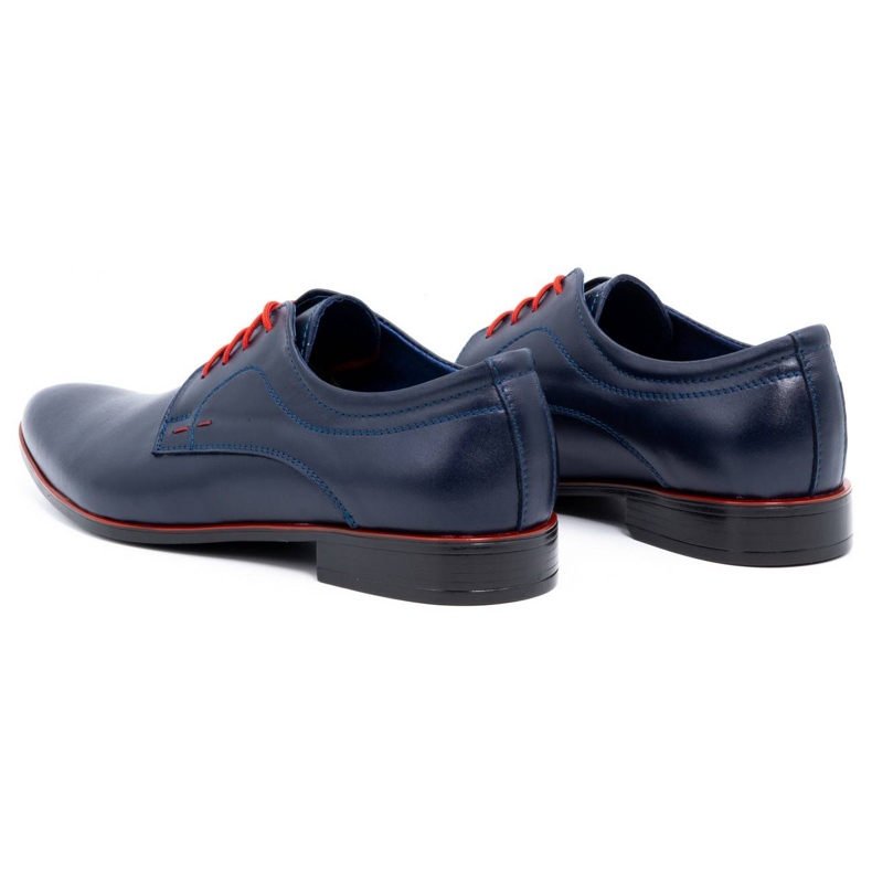 Olivier Formale Herrenlederschuhe 277 marineblau 4