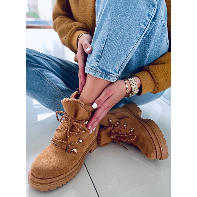 BM Winton Camel Trapper Stiefel braun 1