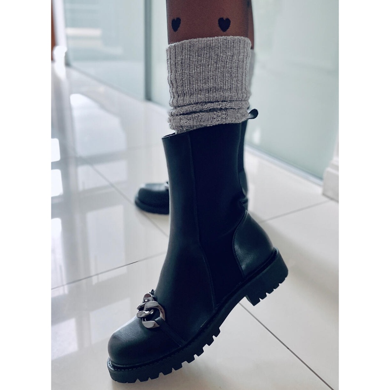 BM Damenstiefel mit flexiblem Obermaterial in Corrin Black schwarz 1