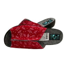 Frauen Filzpantoffeln DIK41 Bio Nature Adanex 27778 rot 4