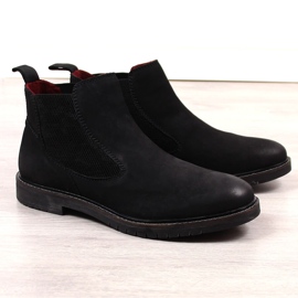 Chelsea-Stiefel für Herren, Slip-On schwarz Bugatti KK153097 1