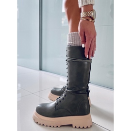 BM Zona Grüne Schnürstiefel 1