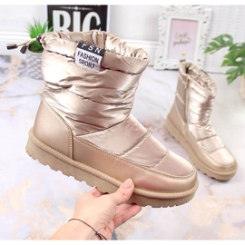 Damen-Schneestiefel Potocki in Metallic-Gold golden 1