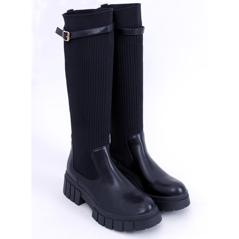 BM Reitstiefel mit flexiblem Obermaterial in Blow Black schwarz 2