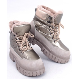 BM Damen Renn Khaki Schneestiefel 1