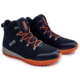 Herren Trekkingschuhe Memory Foam Big Star KK174110 Marineblau 1