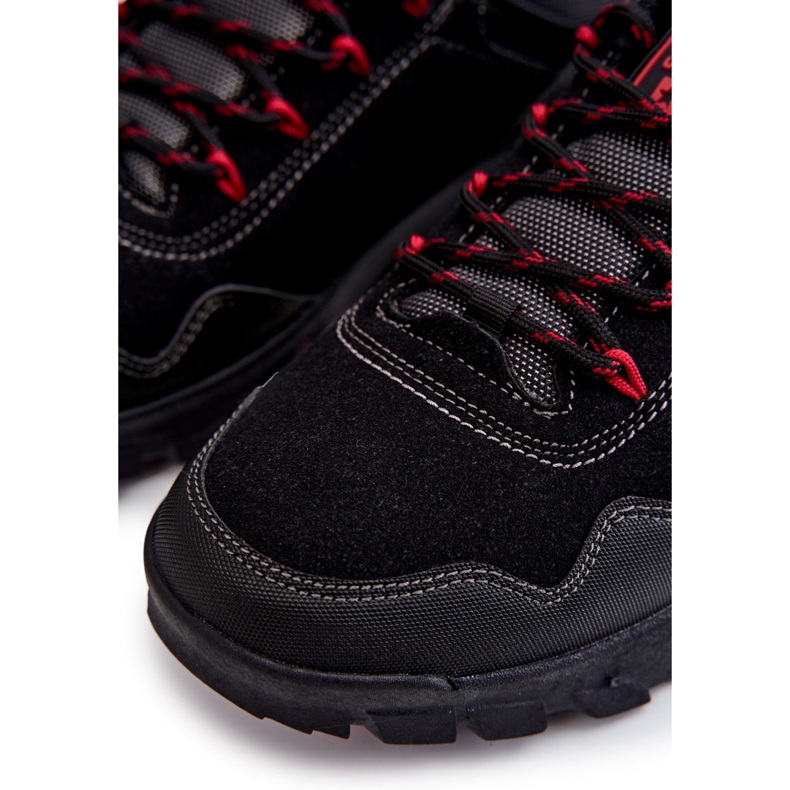 Herren Low Trekkingschuhe Memory Foam Big Star KK174126 Schwarz 1