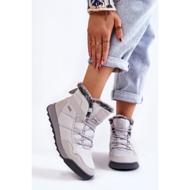 Isolierte Schneestiefel für Damen Cross Jeans KK2R4015C Grau 1