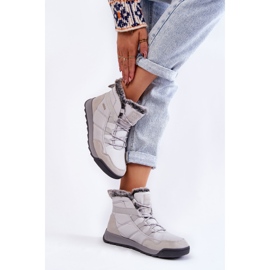 Isolierte Schneestiefel für Damen Cross Jeans KK2R4015C Grau 2