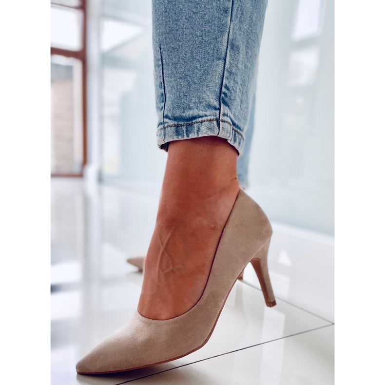 PA1 Klassische Eurielle Khaki Stilettos für Damen beige 2