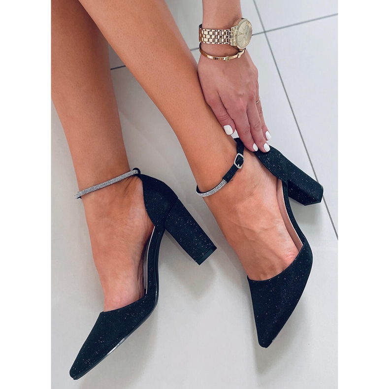 PA1 Formelle Pumps auf dem Orchid Black Post schwarz 1