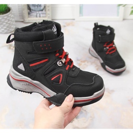 Mit Schafwolle isolierte Jungenschuhe schwarz News 1