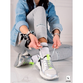 Goodin Sneakers aus durchbrochenem Leder mehrfarbig 1