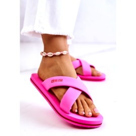 Damenschuhe aus Schaumstoff Big Star JJ274A520 Pink rosa 1