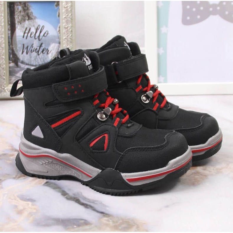 Isolierte Stiefel aus Schafwolle News Jr EVE383A schwarz 2