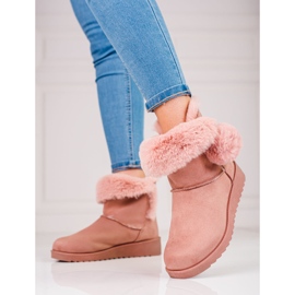 Pink Shelovet Damen Mukluki rosa 1