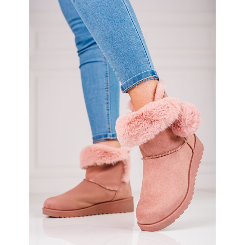 Pink Shelovet Damen Mukluki rosa 1