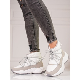 Weiße Schneestiefel für Damen Big Star KK274272 beige 1