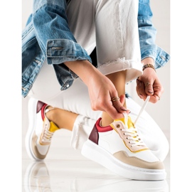 BUONAROTTI Modische Sportschuhe Turnschuhe weiß mehrfarbig 1