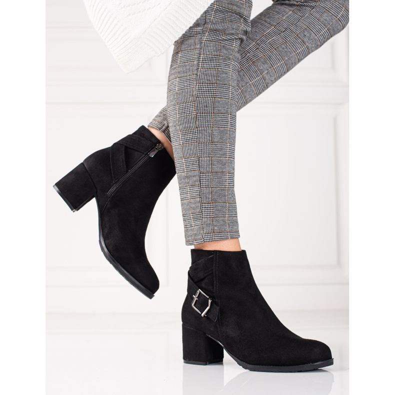 T.Sokolski Wildlederstiefeletten auf dem Sokolski-Posten schwarz 2