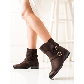 W. Potocki Potocki Schlupfstiefel aus Wildleder braun 1