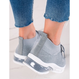 W. Potocki Sportschuhe mit Brokat Potocki grau 1