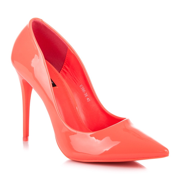 Vices Pumps in Neonorange 1
