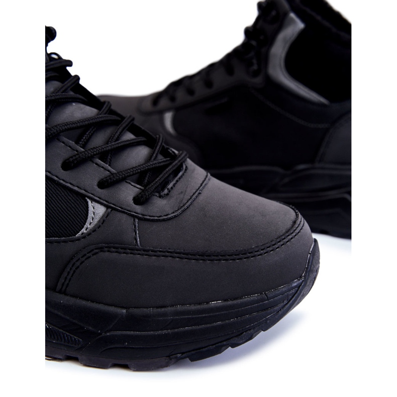 Herren Warme Trekkingschuhe Cross Jeans KK1R4031C Schwarz 1