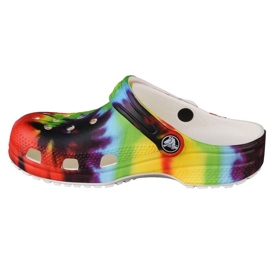 Crocs Classic Tie-Dye Graphic K Clog Jr 205451-90H mehrfarbig gelb 1