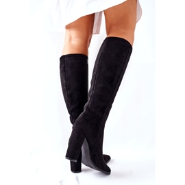 PS1 Damenstiefel mit Absatz Warm Schwarz Finner 3