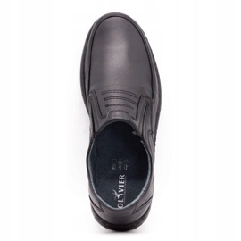 Olivier Herren Slipper 7053 schwarz 4