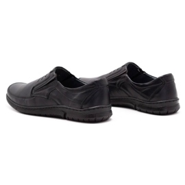 Olivier Herren Slipper 7053 schwarz 3