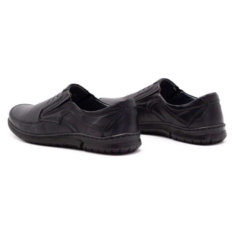 Olivier Herren Slipper 7053 schwarz 3