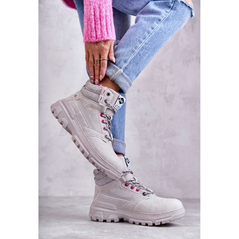 Warme Damenstiefel Lee Cooper LCJ-22-01-1373 Grau 1