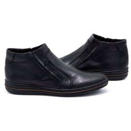 Polbut Herren-Winterstiefel aus Leder 381F schwarz 3