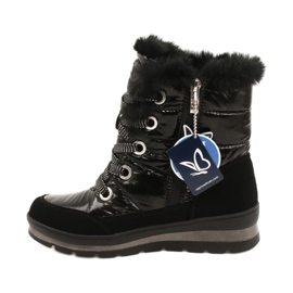 Frauen schwarze Schneestiefel mit Caprice Membran 9-26226-29 019 2