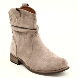 Evento Khaki Jezzi 20BT35-3046 Wildlederstiefel beige 3