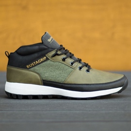 Lederturnschuhe Schuhe Trax Bustagrip M MRM7B grün 1