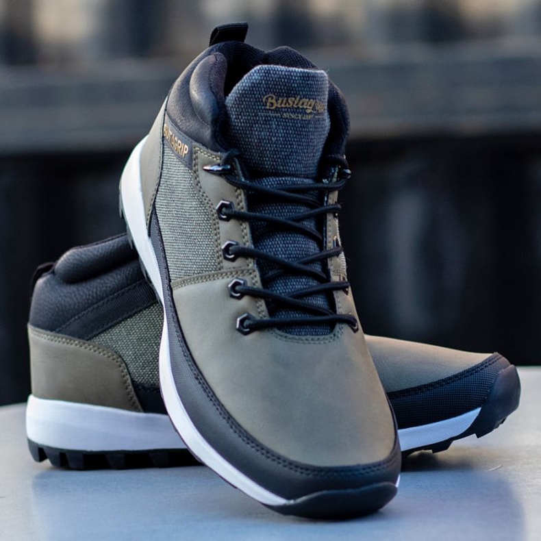 Lederturnschuhe Schuhe Trax Bustagrip M MRM7B grün 2