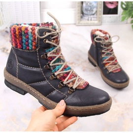 Isolierte Stiefel Rieker W RKR566 marineblau 1