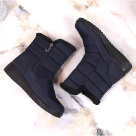 Isolierte Schneestiefel NEWS W EVE377B marineblau 2