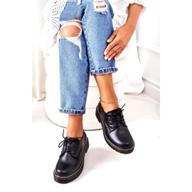 Leder Oxford Schuhe Big Star II274107 Schwarz 3