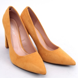 Pumps auf dem Pfosten von Scully Yellow gelb 1