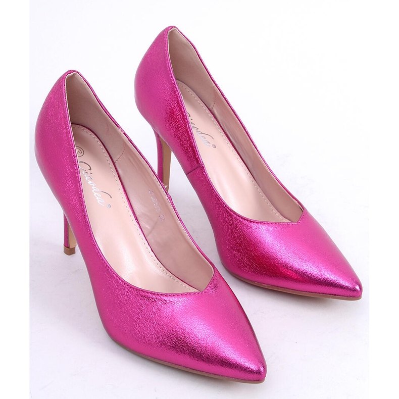 Stilettos in Metallic-Stilettos von Claire Fushia rosa 1